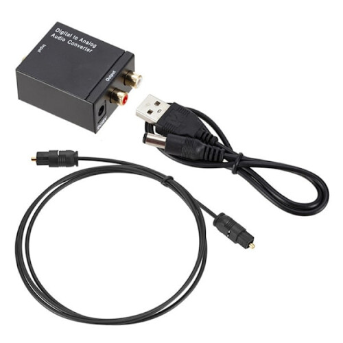Ενισχυτής USB DAC Μετατροπέας Ψηφιακού σε Αναλογικό RCA R/L και Αποκωδικοποίηση με