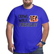 Μπλούζα Bengals Men Big and Tall Sports με κοντά μανίκια με λογότυπο ομάδας ποδοσφαίρου για