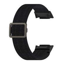 Curea elastică compatibilă cu Fitbit Charge5 / 6 - Neagră