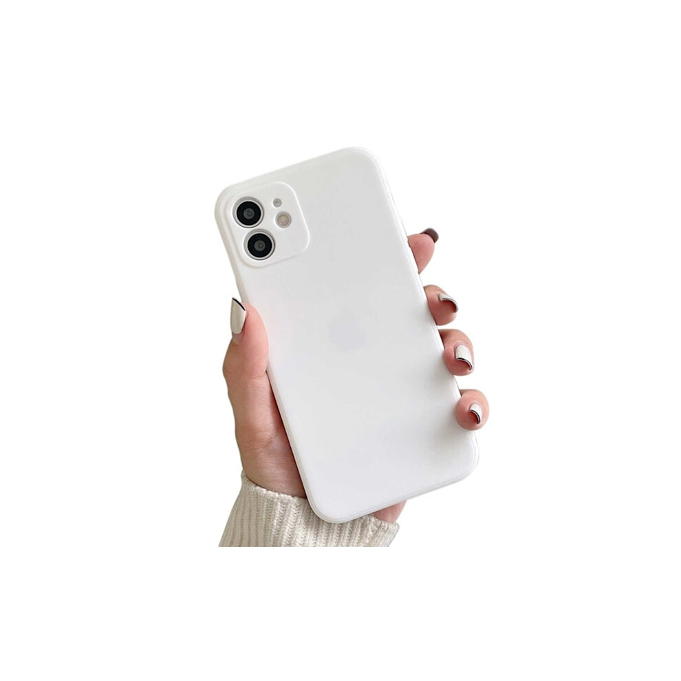 Compatible With Iphone 13 Thin Mobile Case With Lens Protection 1Mm Thin Tpu White 9340258913389