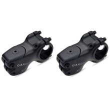 2X 0 Degree Bike Stem 31.8MM Mountain Track Road Bike Alloy Handlebar Stem 50mm Bar Stem