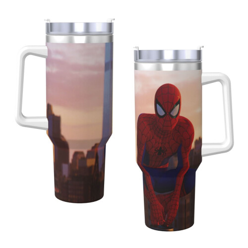 SpiderMan 40oz H2.0Ποτήρι από ανοξείδωτο ατσάλι με μόνωση κενού αέρος με καπάκι και