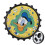 Μαγνητικό ανοιχτήρι μπουκαλιών Donald Duck με μαγνήτες ψυγείου, αυτοκόλλητο, μοναδική 1