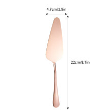 Ensemble de pelle à tarte en acier inoxydable avec bord dentelé et manche ergonomique pour couper et servir gâteaux, brownies et pizzas -