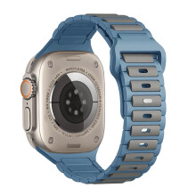 Curea sport din silicon, impermeabilă, rezistentă la transpirație, reglabilă, compatibilă cu Apple Watch 9/8/7/Ultra/S10 38/40/41/42 mm