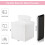 Invoibler Tissue Box Cover Holder Vierkant PU-leer 5