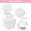 Invoibler Tissue Box Cover Holder Vierkant PU-leer 3