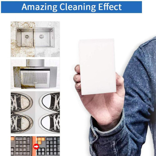 20x Magic Nano Sponge - Σφουγγάρι καθαρισμού - Μη χημικό λευκό (ΣΥΣΚΕΥΑΣΙΑ 20 ΤΕΜΑΧΙΩΝ) 1