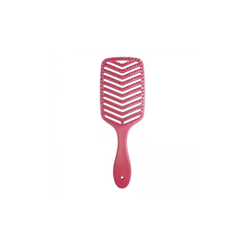 Curved Vented Hair Brush 2 Pack for Blow Drying, Detangling, and Gentle Scalp Massage