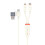VIDVIE Multifunkční kabel Type-C / USB A až Type-C / Lightning - 120CM bílý 1