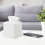 Invoibler Tissue Box Cover Holder Vierkant PU-leer 2