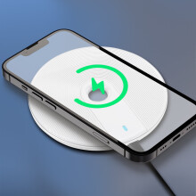 Bezdrátová nabíječka pro chytré telefony 15W stolní bezdrátová nabíječka IOS a Android, Staron bezdrátová nabíječka pro chytré