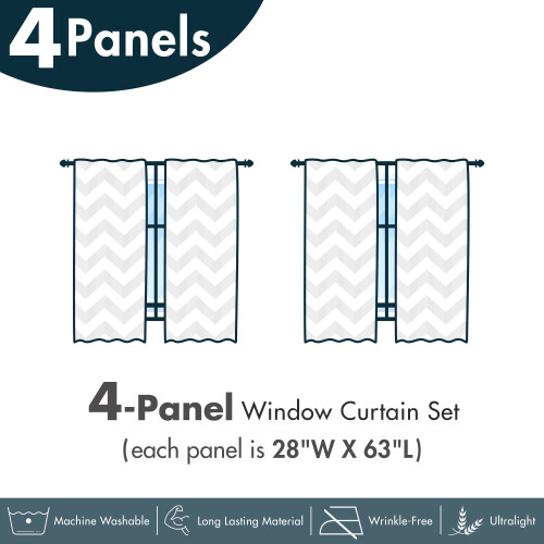 Ambesonne Mid Century Modern 4-Panel Curtains, Boho Sun Moth, 56"x63", Pale Coffee Eggshell 1