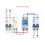 5(80)A230V50Hz Digitales Wattmeter AC Meter Din Rail KWH 6