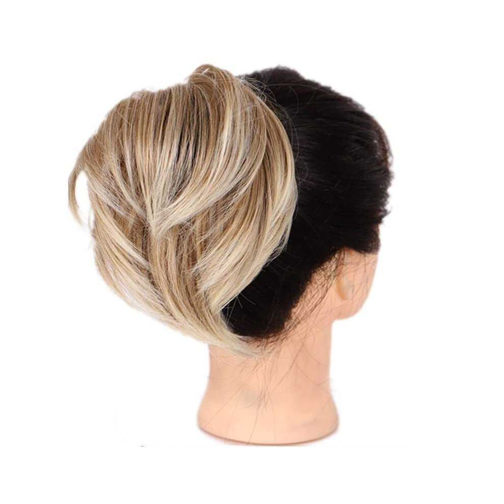 Messy Bun Hair Piece Synthetic Ponytail Extension with Natural Look and Secure Hold for Women