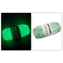 Fire Winysin Dark pentru croșetat, ghem luminos de 2 mm, fir luminos de 1 yard, potrivit pentru începători, tricotat
