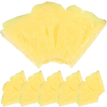 6 pezzi Giocattoli per bambini Decorazioni per matrimoni Ananas artificiale Modello di frutta in plastica Frutto simulato Fette di frutta Decorazione