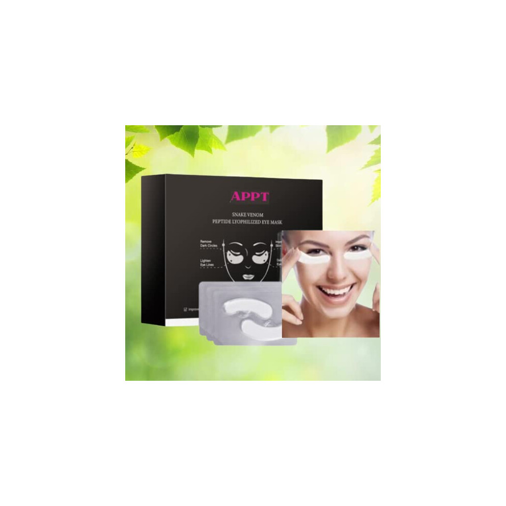 Snake Venom Peptide Eye Mask 5 Pairs Under Eye Patches for Dark Circles Puffiness and Wrinkles