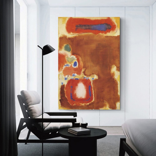 Ζωγραφική σε Είδος Εικονιστική1947από τον Mark Rothko, Εκτύπωση σε Καμβά12x18 ίντσες - 2