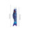 Cairmei Windsock Streamer Fish Flag Kite Home Outdoors Κρεμαστή Διακόσμηση Μπλε 2