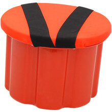 Garden Stool 18cm Plastic, Portable Outdoor Workseat for Fishing, Farming, Gardening & Camping, Compact Round Bench Chair