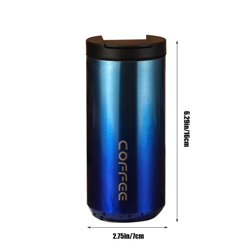 Κούπα καφέ Zeceouar400ml από ανοξείδωτο ατσάλι με μόνωση κενού αέρος και καπάκι, 2
