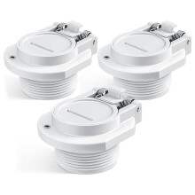Conjunto de 3 peças de trava de vácuo W400BWHP, acessório de reposição para parede de piscina, compatível com aspiradores de piscina por