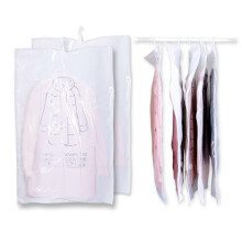 Vacuümzak voor kleding en beddengoed met hanger, 136x70cm...