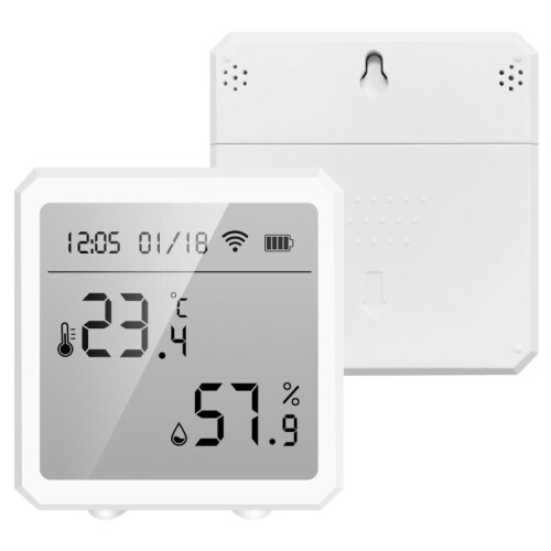 Teirmiméadar agus higroiméadar wifi le haip do thithe cliste 2
