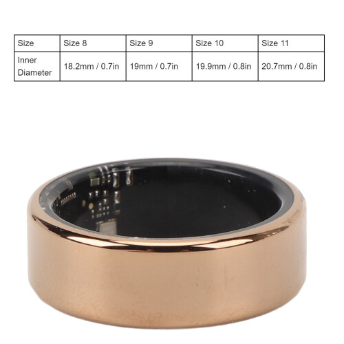 Smart-Ring 18 mAh Gold Ringgröße 10 Gesundheits-Tracker 1