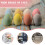 2 Pcs Refrigerator Deodorized Eggs Moisture Removing Ball Dehumidifier Desiccant Diatomite 5