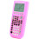 TI84PINKSC silikoneetui til Texas Instruments TI-84Plus grafregner, lyserød 1