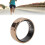 Smart-Ring 18 mAh Gold Ringgröße 10 Gesundheits-Tracker 12