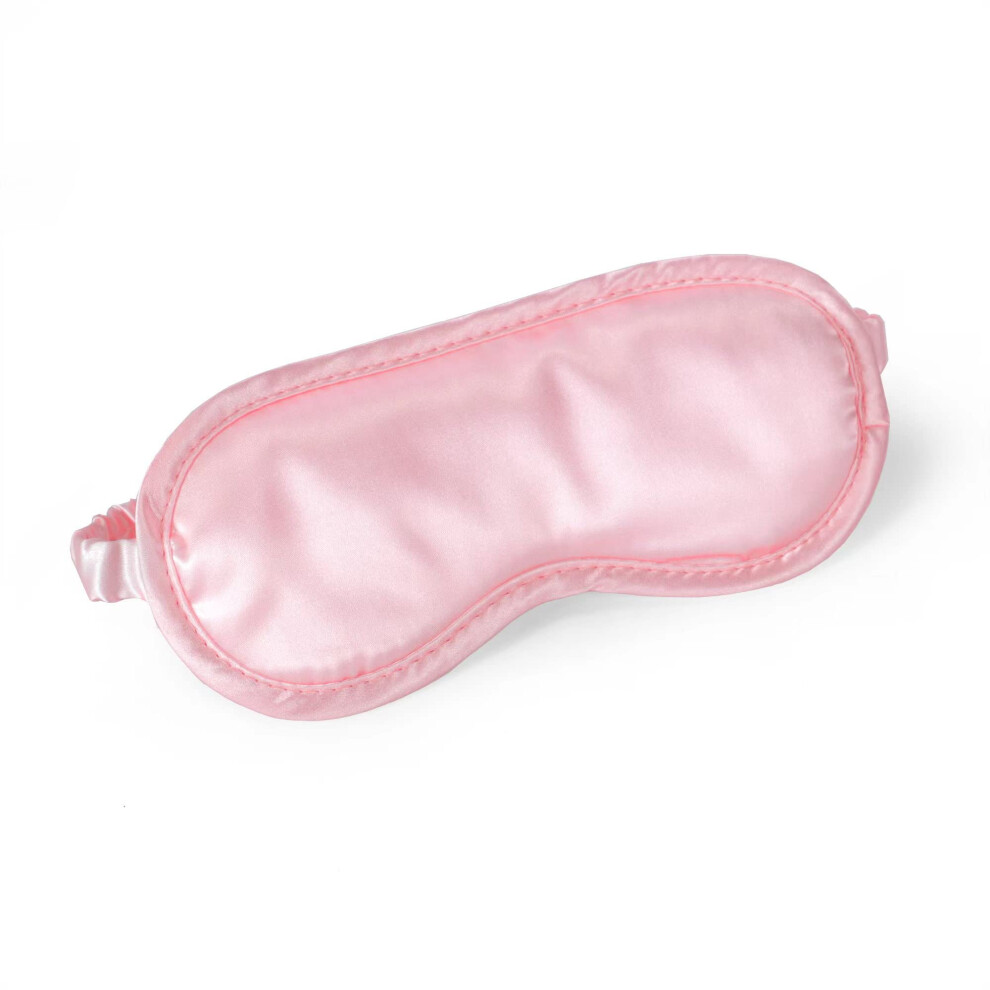 Silk Sleep Mask Eye Mask for Sleeping with Elastic Band Light Blocking Artist Design Pink