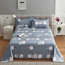 King Size Bed Sheets 225x250cm Soft Breathable Bedding for Queen and Double Beds Men Women Af2a375