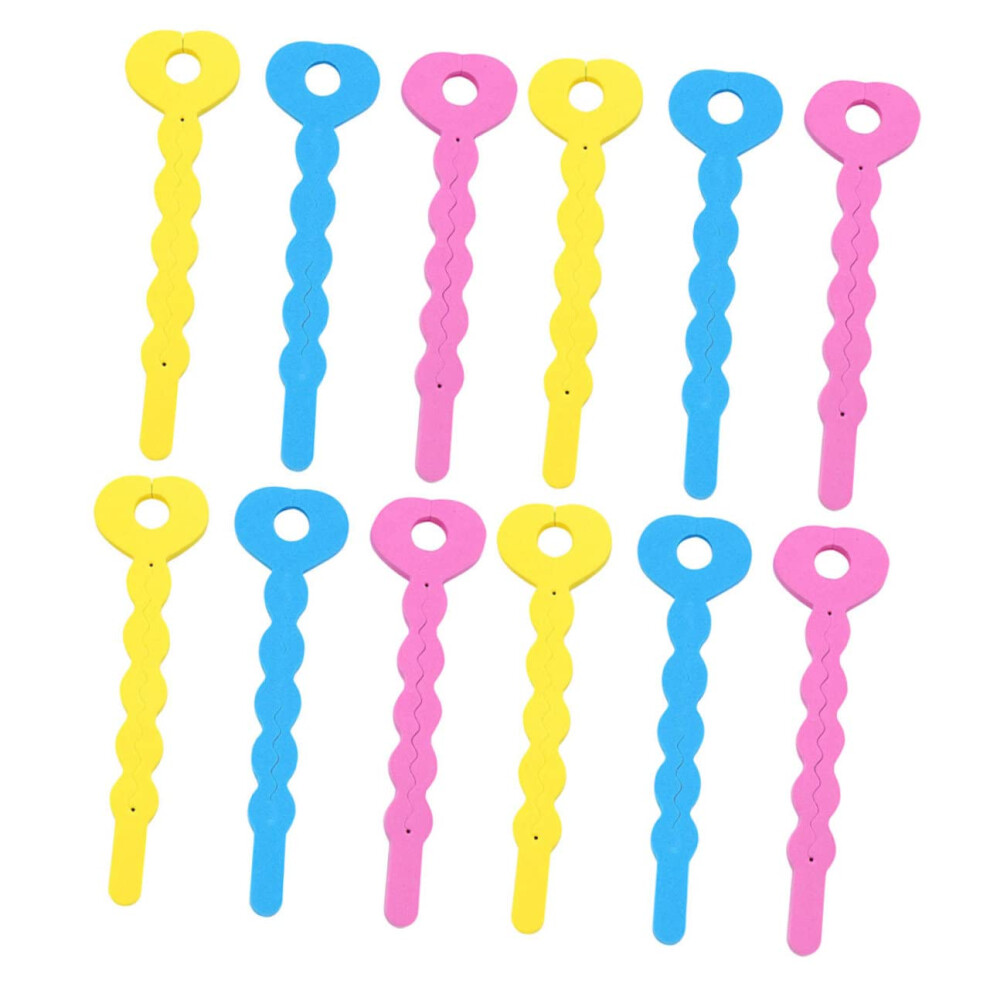 24pcs No Heat Sponge Hair Curlers Soft Foam Rollers for Overnight Curls DIY Styling TravelFriendly