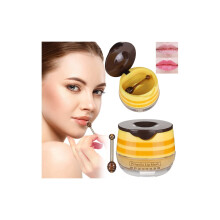 Honey Lip Mask and Moisturizing Lip Balm for Deep Hydration and Overnight , Honey Scent 1pc