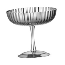 304 Stainless Steel Ice Cream Cup with Elegant Footed Design, Reusable Metal Dessert Bowl