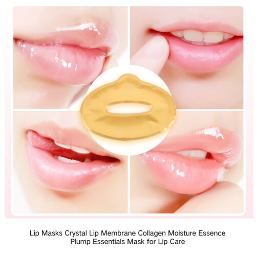 Collagen Lip Mask Set for Dry Chapped Lips Overnight  and Deep Hydration 5pcs 2
