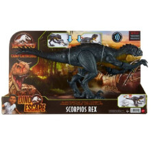 Scorpios Rex Jurassic World Trex modello dinosauro mobilità articolare suono