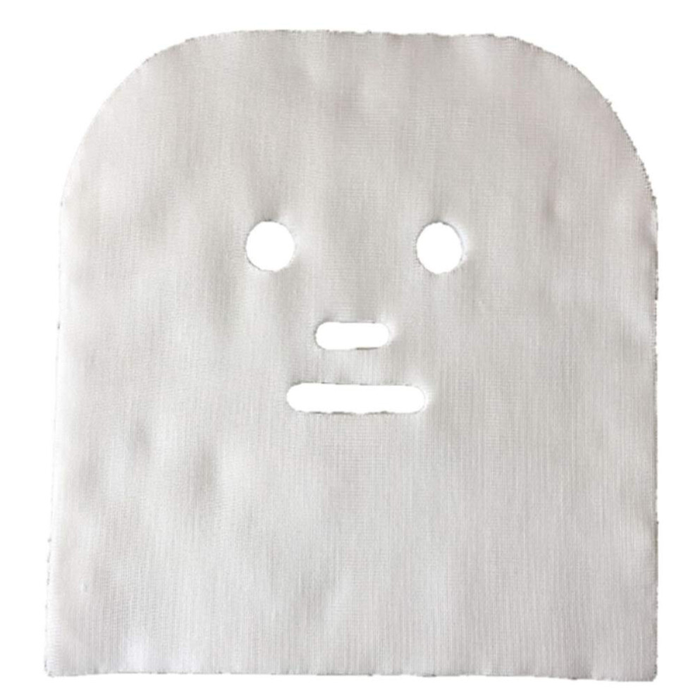 White 100Pcs Cotton Facial Mask Sheets 38X30cm Soft Absorbent Gauze For Skincare And Spa Treatments