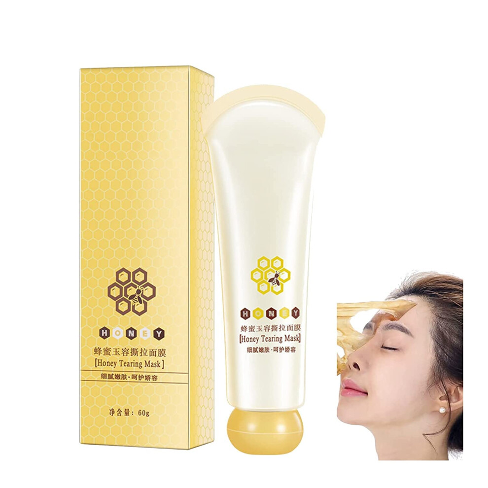 Honey Peel Off Face Mask with Honey Extract for Deep Pore Cleansing and Blackhead Removal 1PC
