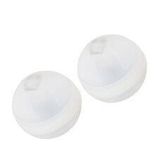 2 pezzi di palloncini d'acqua in silicone 40mAh Glow White