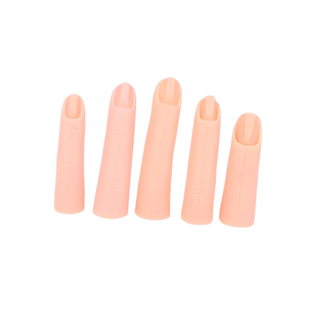 Nail Art Practice Hand with Magnetic Practice Finger, Realistic Mannequin for Manicure Training