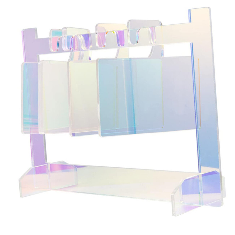 Nail Tips Display Board Clear Acrylic Reusable Stand for Salon and Nail Art Samples