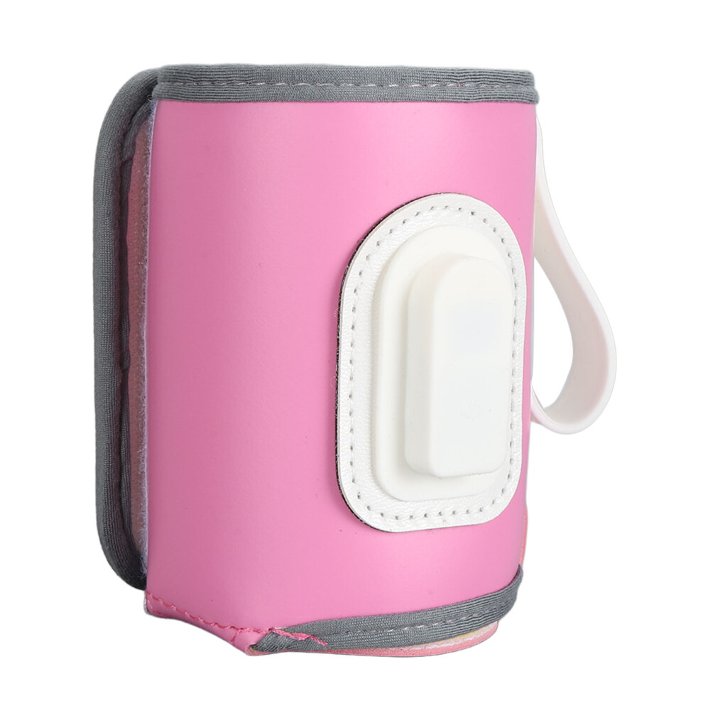 Portable Baby Milk Warmer Pink, Temp Control, Real-Time Display