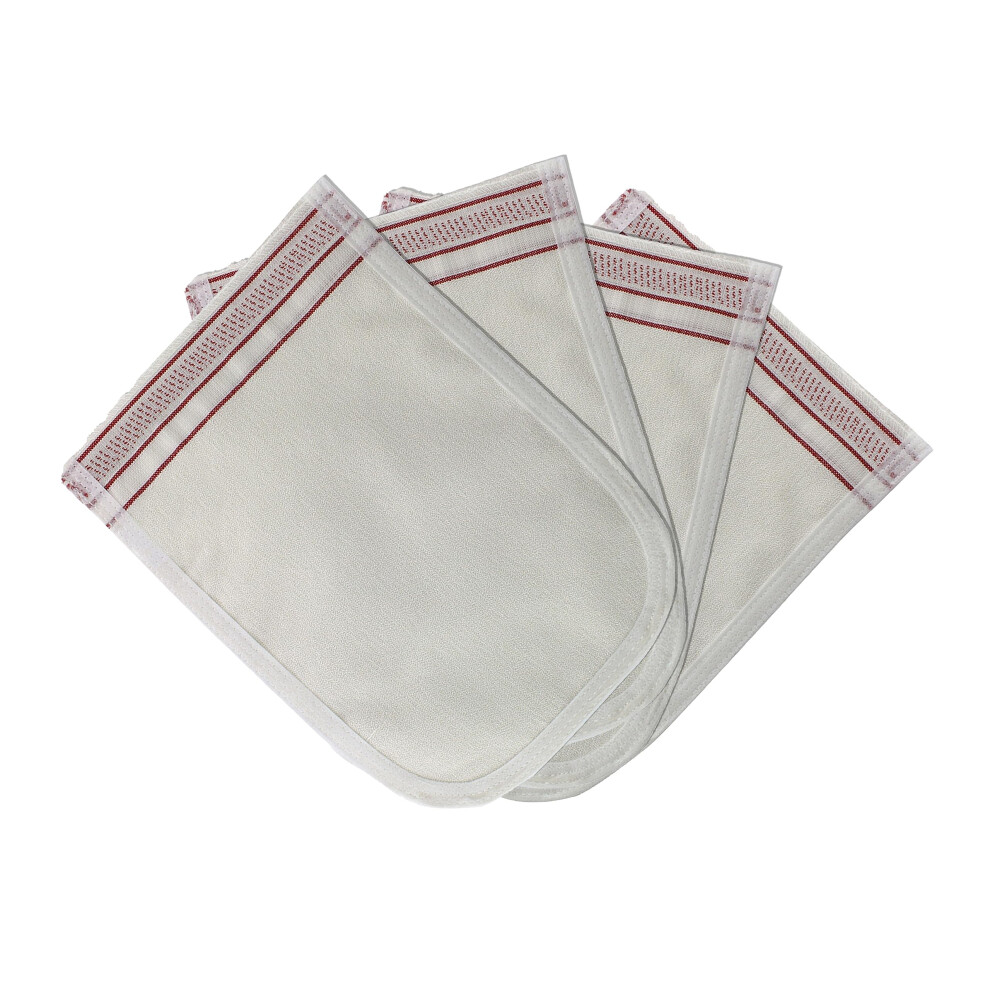 White Exfoliating Glove Pack Of 4 Turkish Hammam Body Scrub For Deep Skin Cleansing And Full Body Coverage