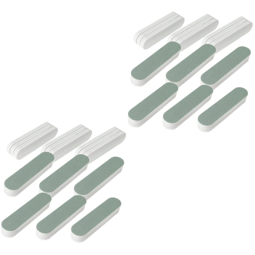 Nail Files and Emery Boards Set, DualUse for Nail Care and Precision Jewelry Polishing, 60pcs