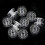 Kiplyki Lots 10 Clear Plastic Bobbins For 3