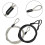 Travel Security Cable Lock,Braided Steel Coated Cable 2